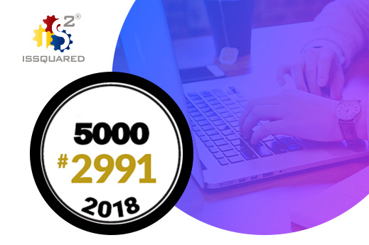 ISSQUARED® an Inc. 5000 Company, voor de 4e achtereenvolgende keer